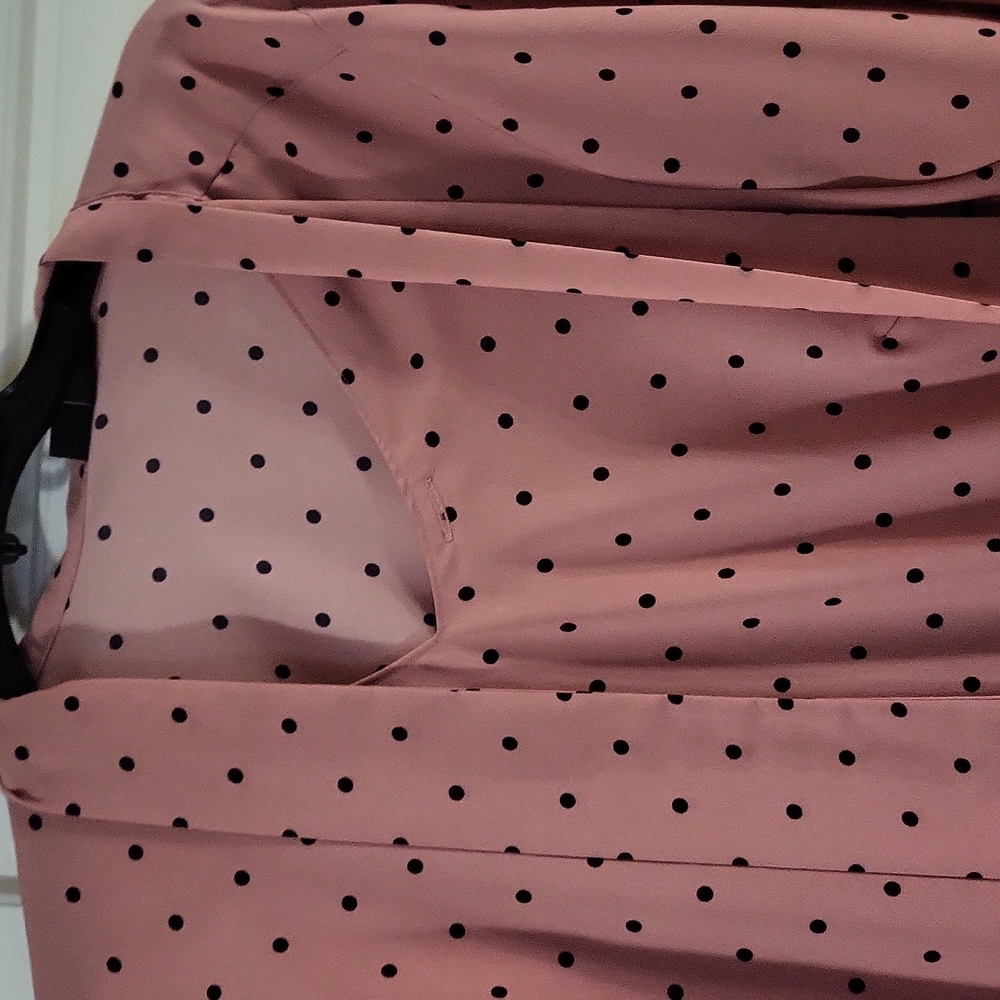 Polka dot blouse